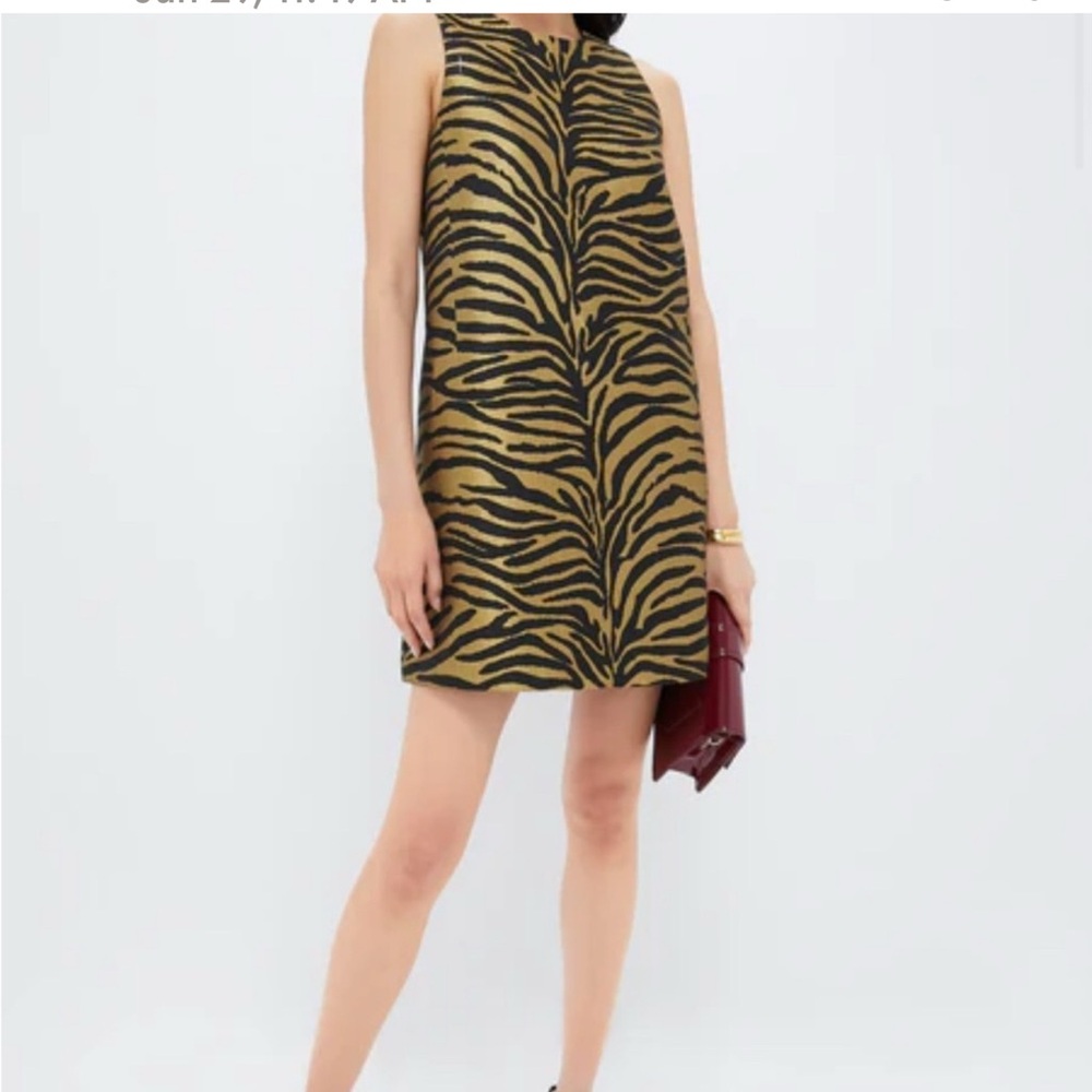 Tuckernuck Brown and Black Sheath Mini Dress